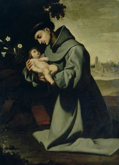 St. Anthony of Padua by Francisco de Zurbaran